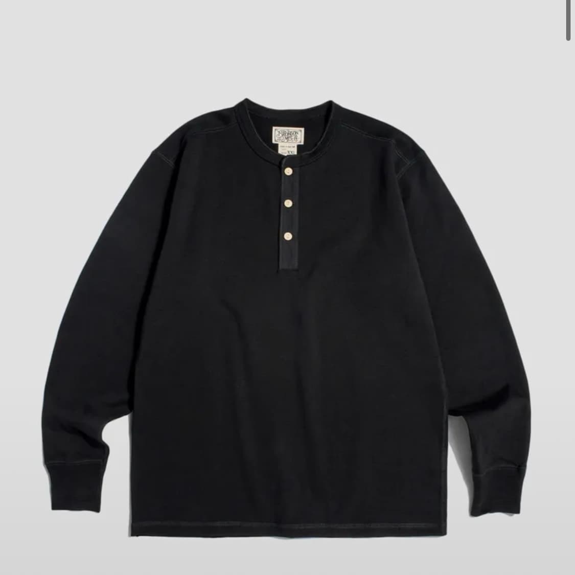 브론슨 헨리넥 블랙 XXL 상품이미지1