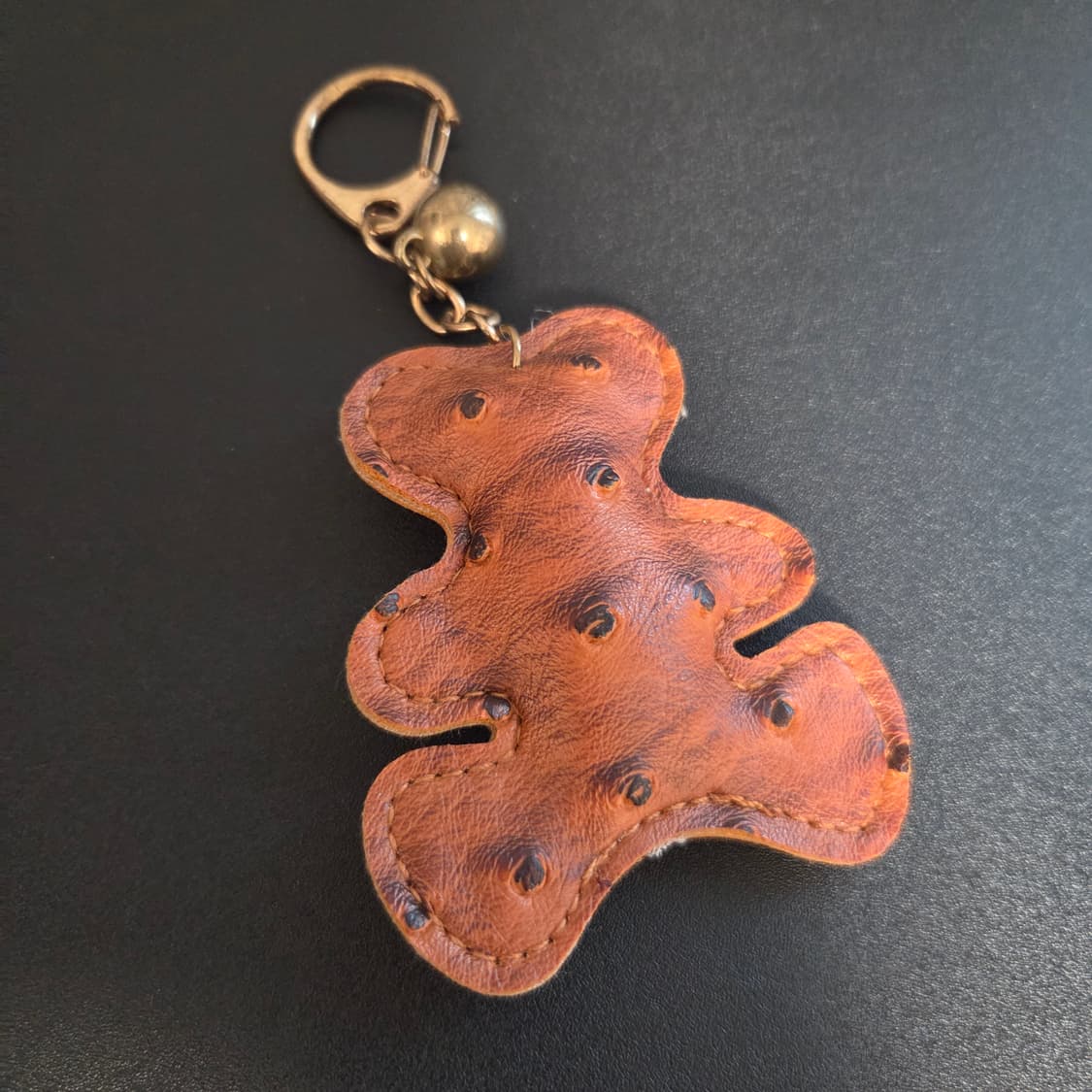 빈티지 베어 가죽 키링 상품이미지2