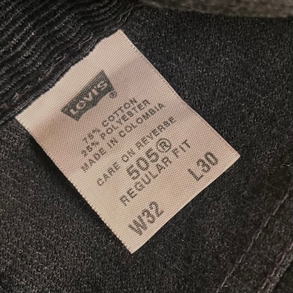 리바이스 505 코듀로이 팬츠 W32 L30 상품이미지5