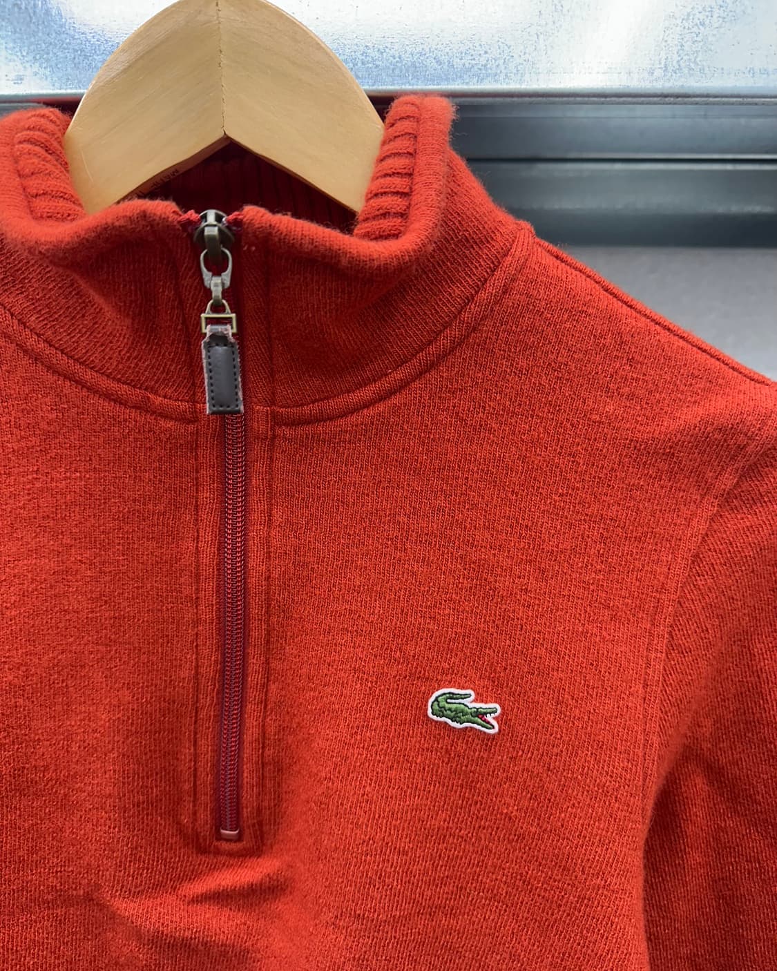 (WOMEN)라코스테 크롭 맨투맨-M1368 상품이미지3