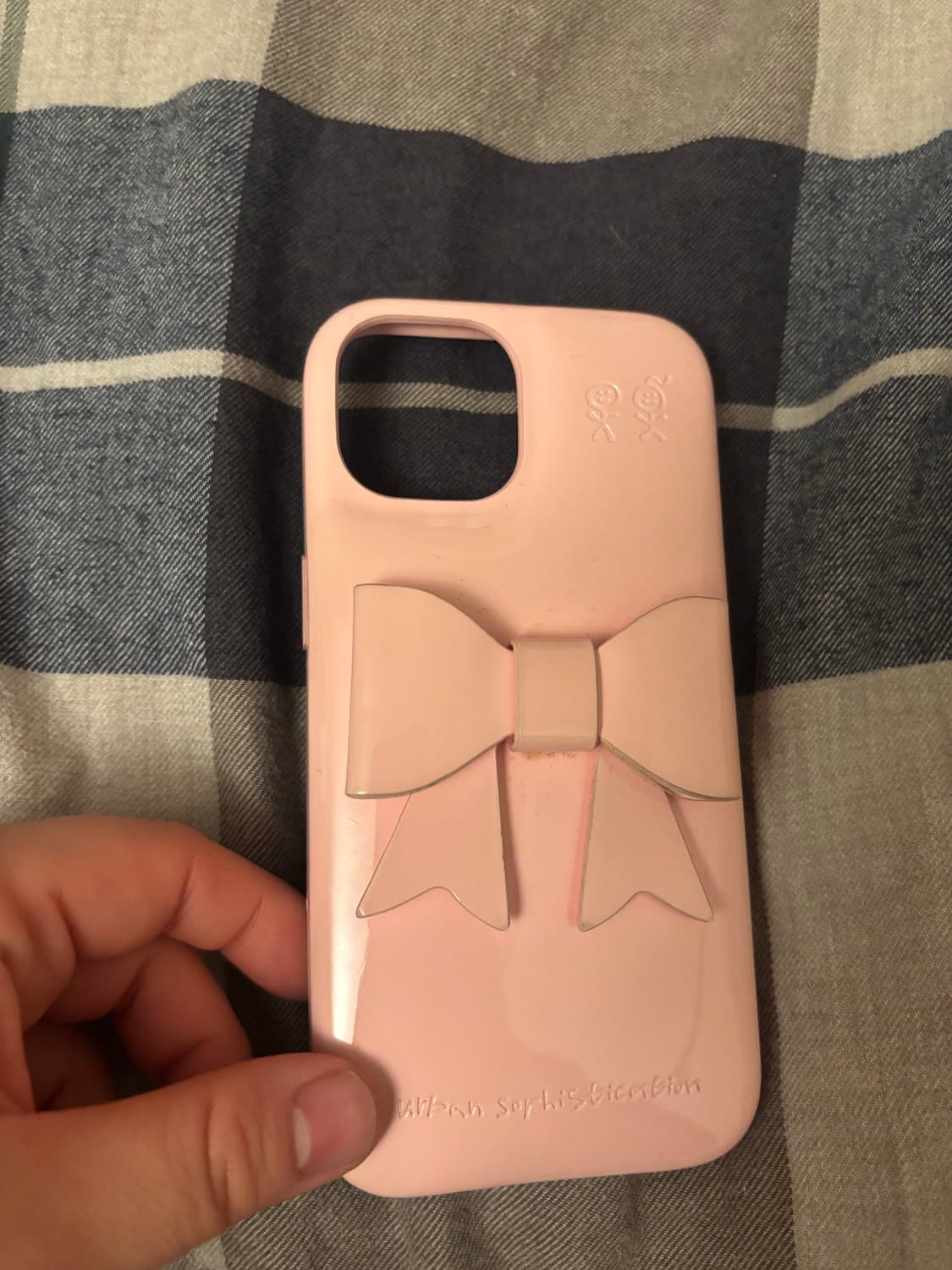 어반소피스티케이션 리본 폰케이스 아이폰 15 핑크 상품이미지1