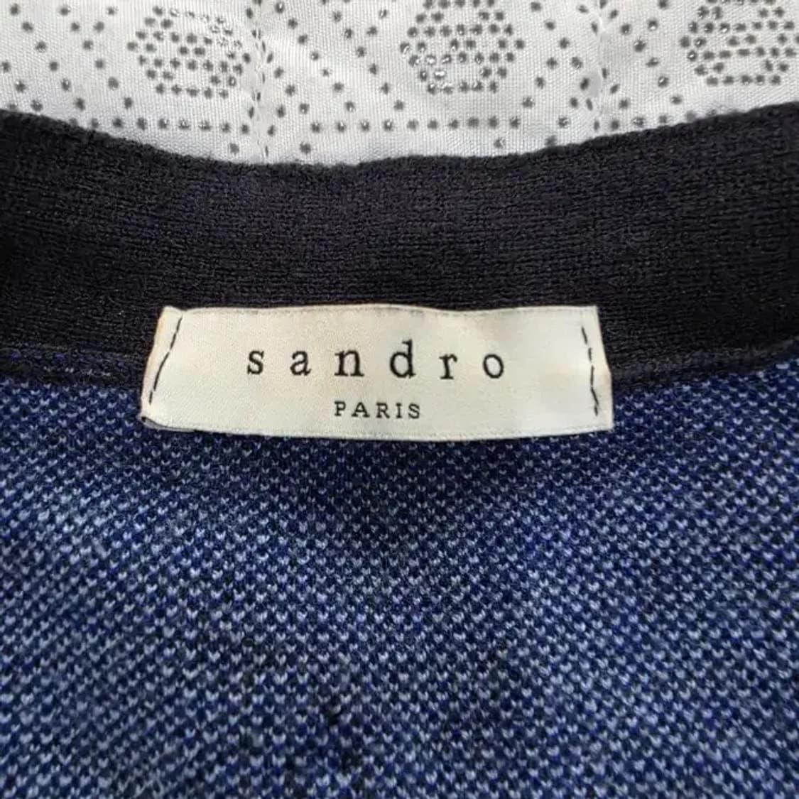 한섬 산드로 SANDRO 가디건 네이비 ~FREE 상품이미지8