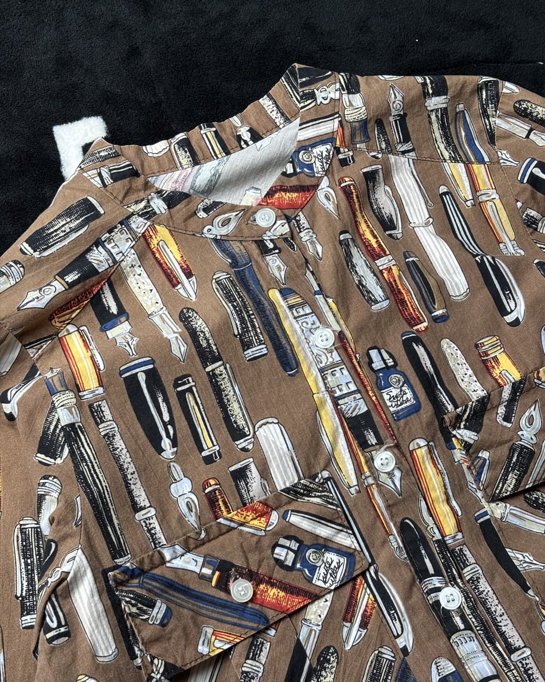 일본빈티지 그래픽 패턴 셔츠 상품이미지2