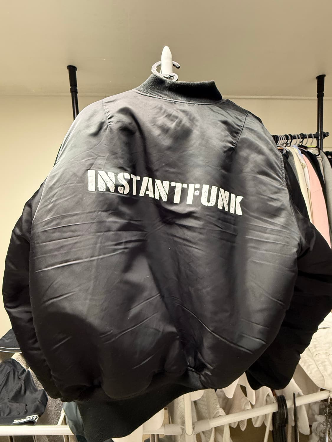 인스턴트펑크 x 알파인더스트리 MA-1 블랙 XL 상품이미지5