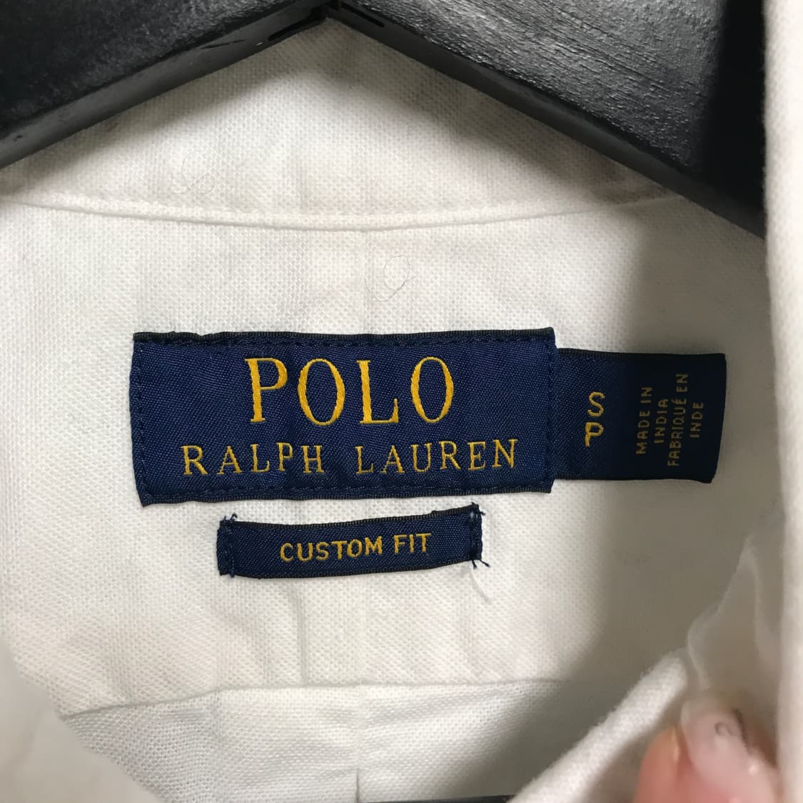 폴로 랄프로렌 솔리드 셔츠 화이트 S 상품이미지5