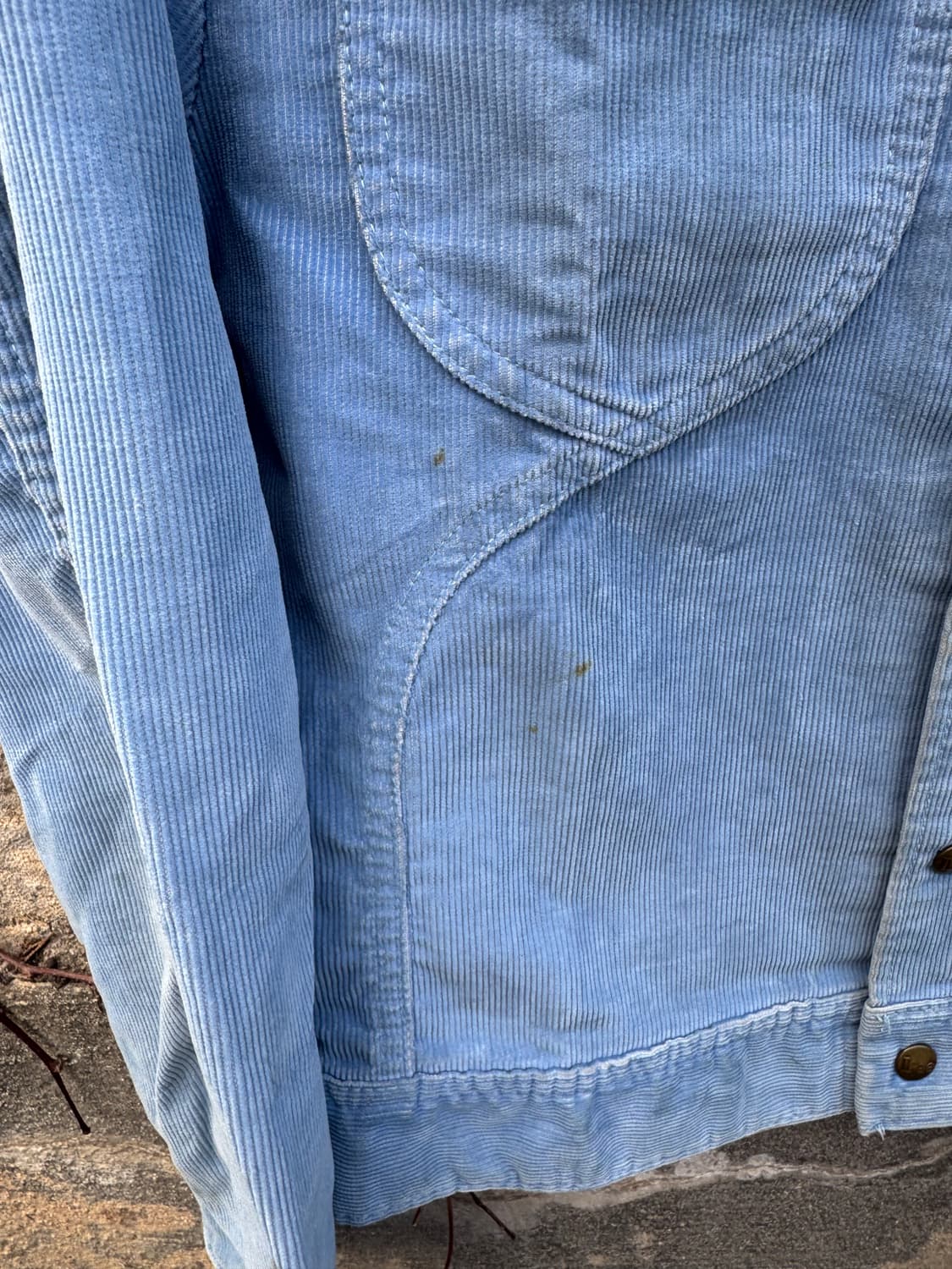 70s lee 빈티지 웨스턴 코듀로이 트러커 자켓 m 상품이미지7