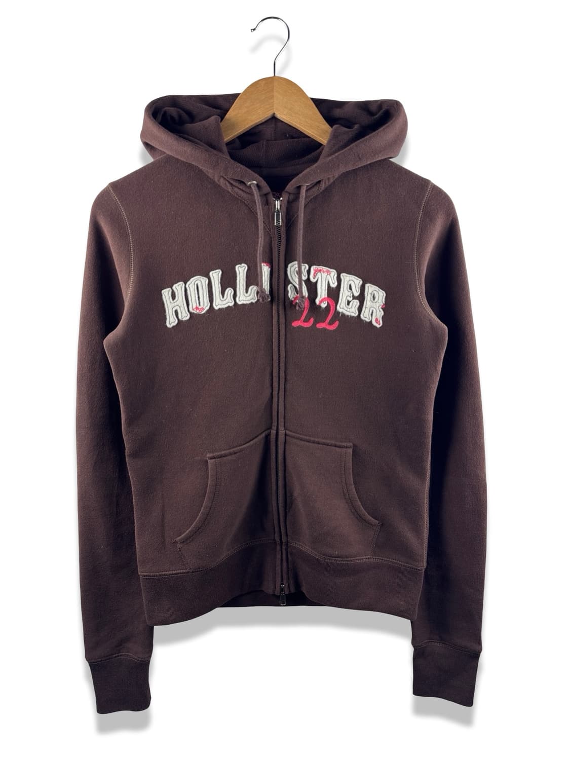 홀리스터 브라운 딱붙 후드집업1870  상품이미지1
