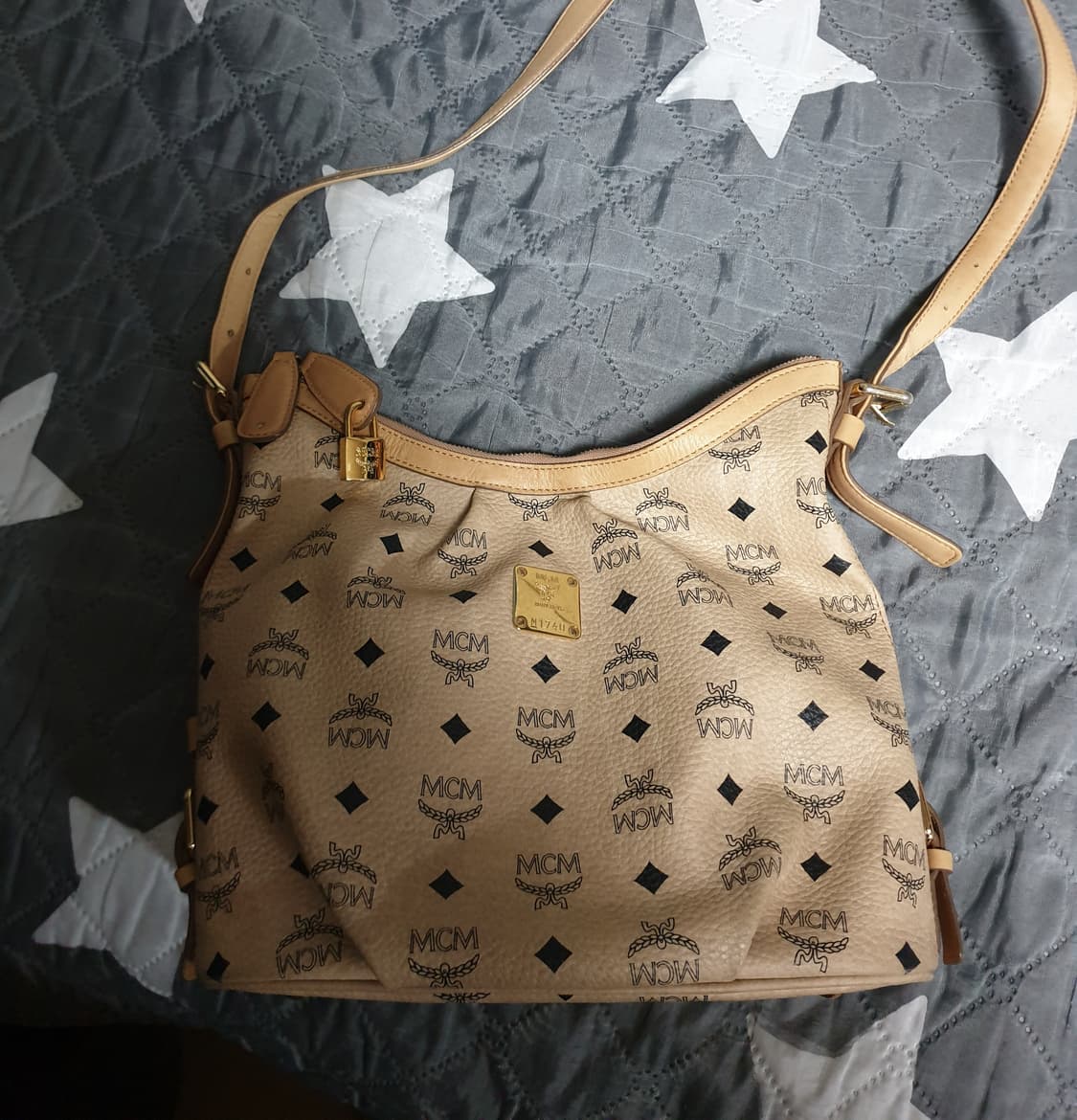 MCM 비세토스 연아백 숄더백 크림 (M) 상품이미지1