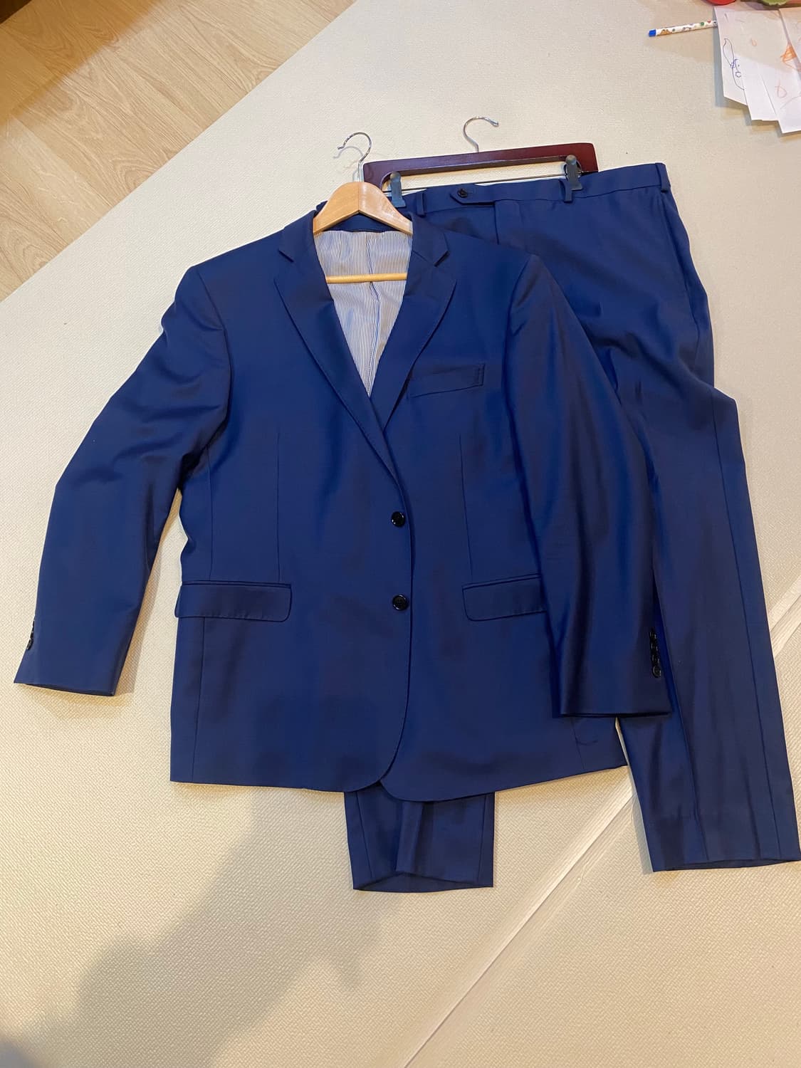 브룩스 브라더스 네이비 수트 46R 상품이미지1