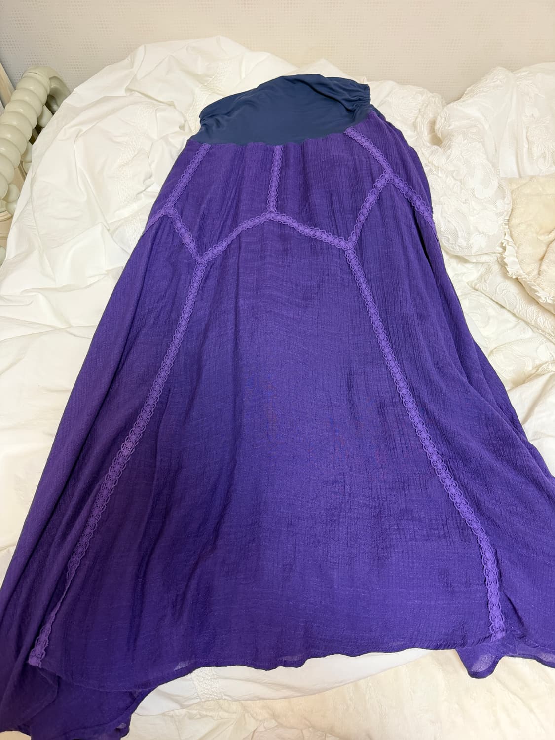 어스지구 FOREST LONG SKIRT (PURPLE) 상품이미지2