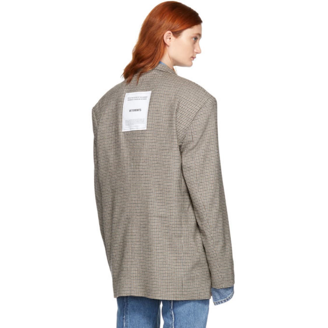 (S)19FW vetements 베트멍 블레이저 뎀나 상품이미지5