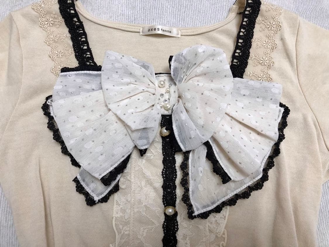 엑시즈팜 빅 리본 탑 히메갸루 라떼갸루 상품이미지2