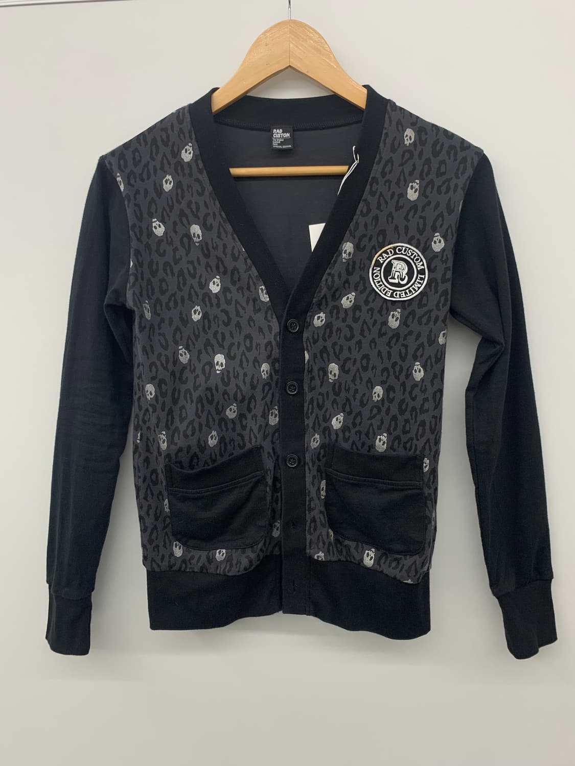 Rad custom 해골 레오파드 가디건 상품이미지3