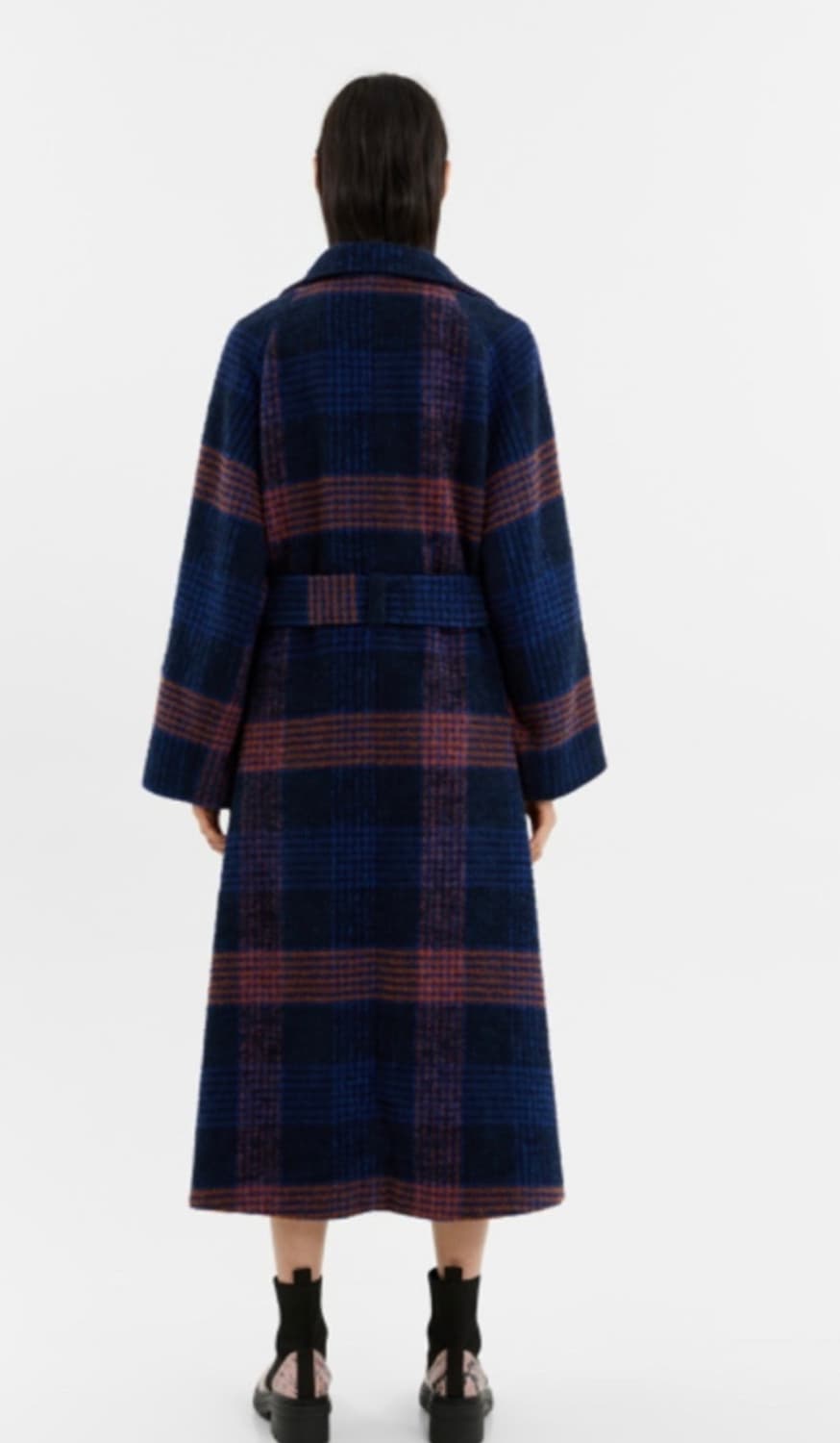 빔바이롤라 래글런 체크 코트 상품이미지3