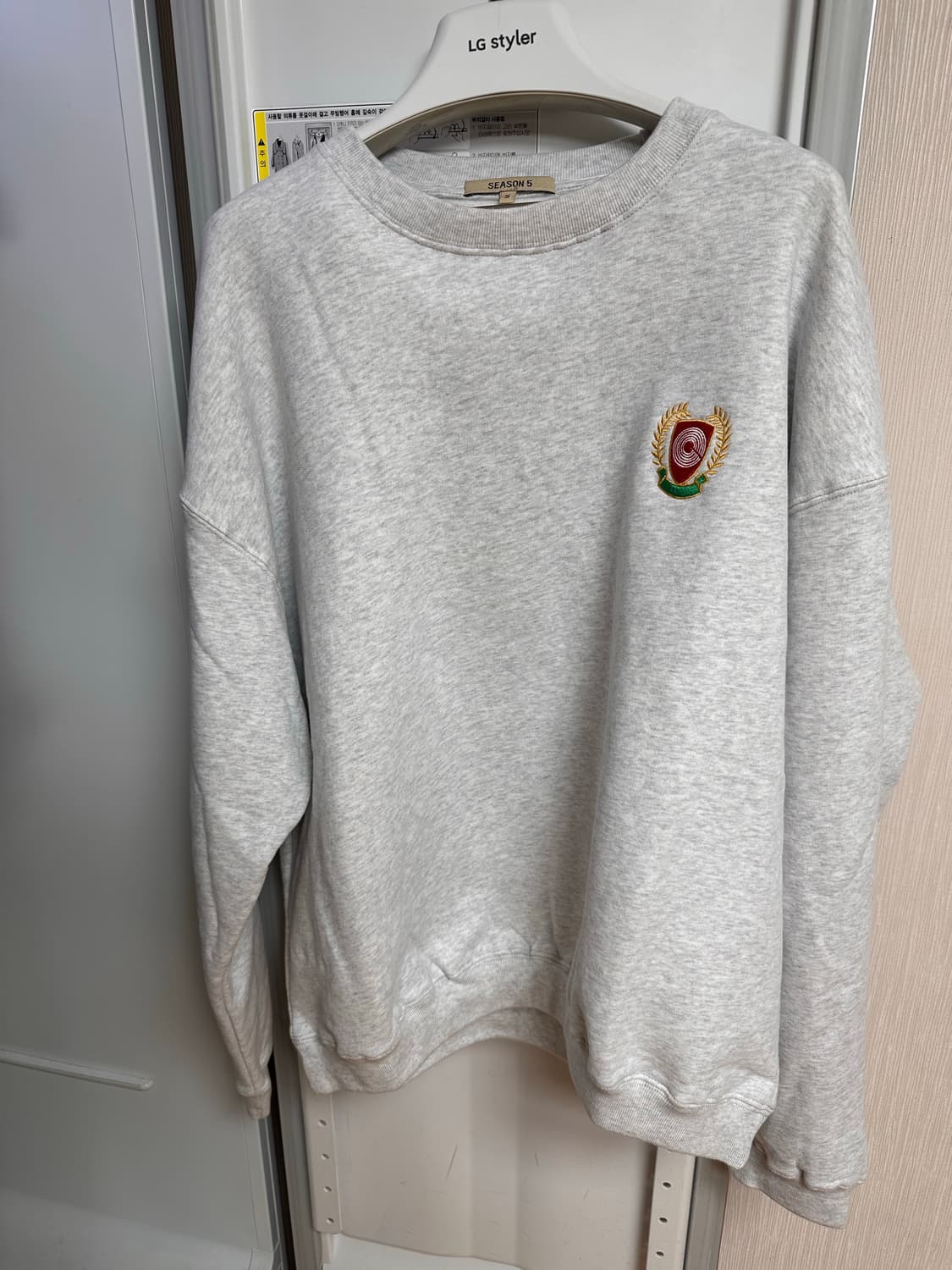이지 시즌 5 heather grey 크루넥 상품이미지1