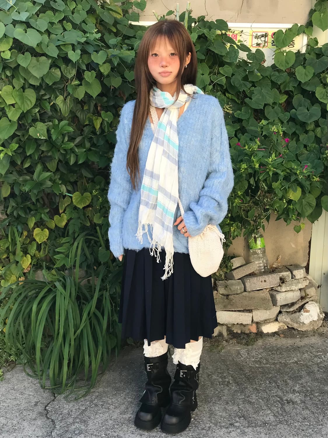 💭앙고라 블루 코디 💭 상품이미지1