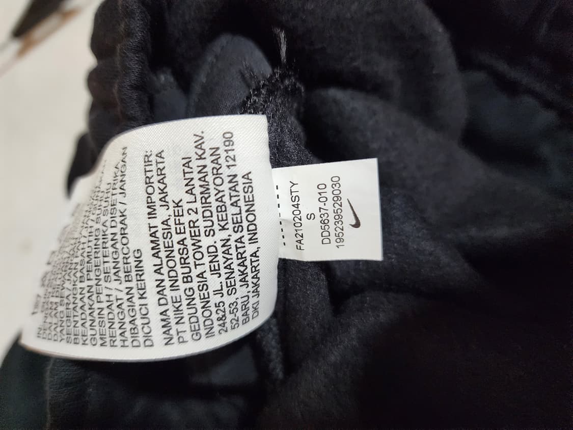 나이키 솔로 스우시 플리스 팬츠 블랙 S 안감기모 상품이미지7