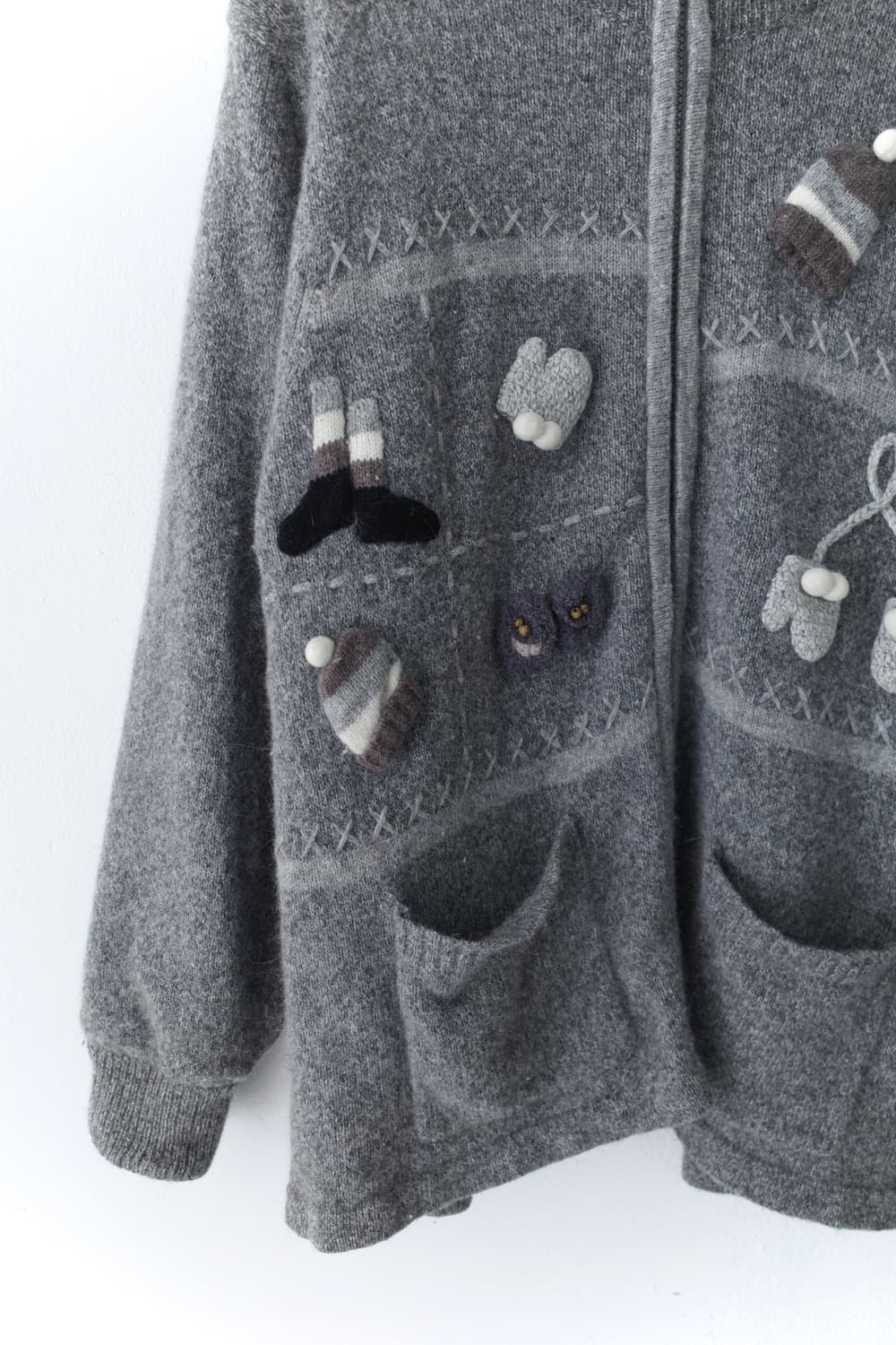 wool winter zip-up 상품이미지3