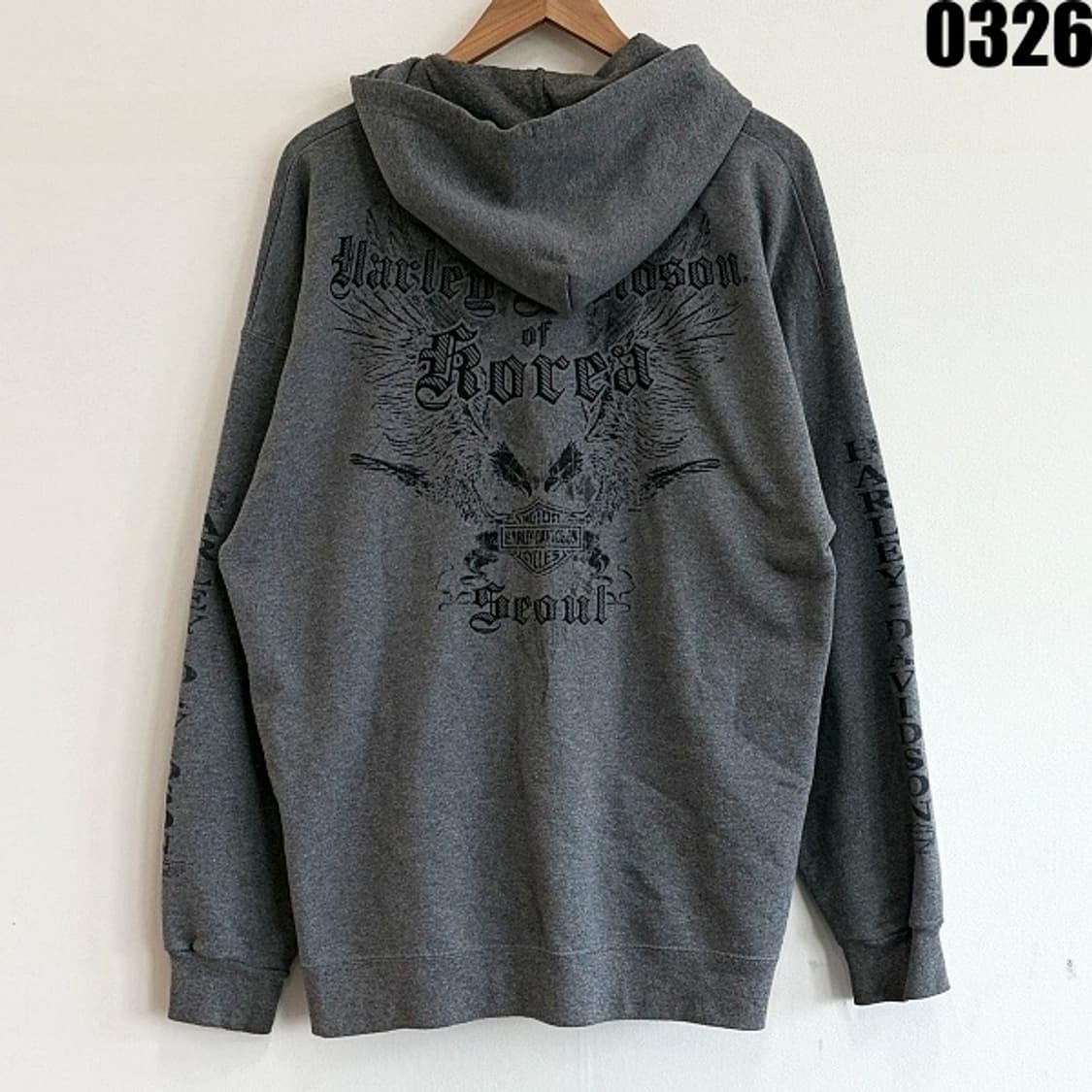 할리데이비슨 모터사이클즈 정품 후드집업 100-105 0326  상품이미지10