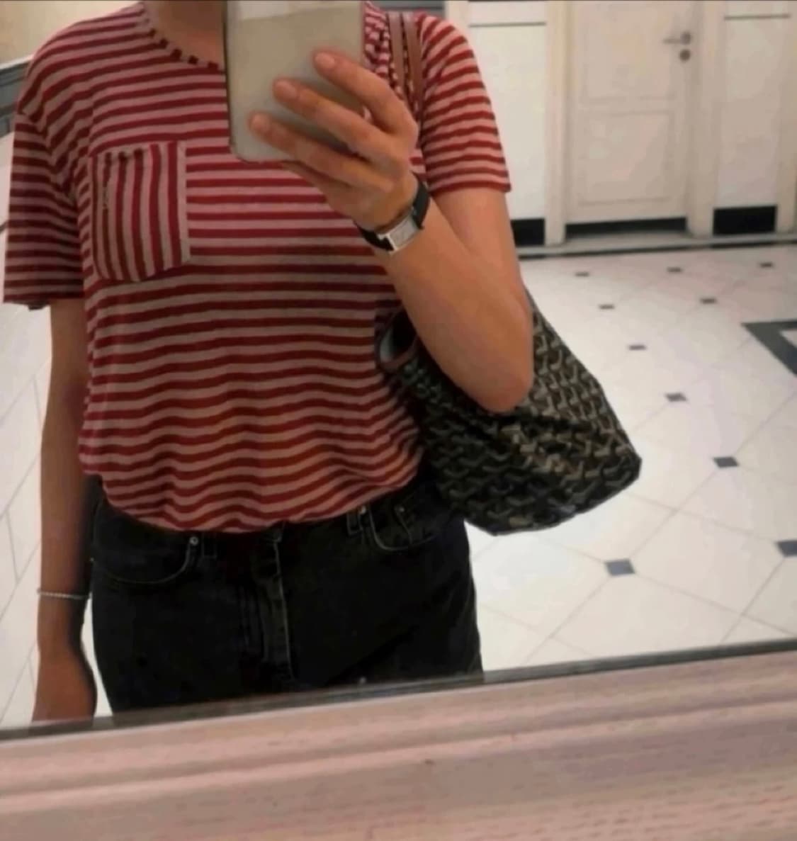 생로랑스트라이프반팔티(정품) 상품이미지3