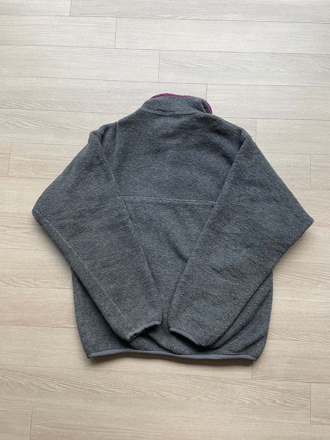 90s 파타고니아 신칠라 스노우리스 그레이 퍼플 눈없산 상품이미지2