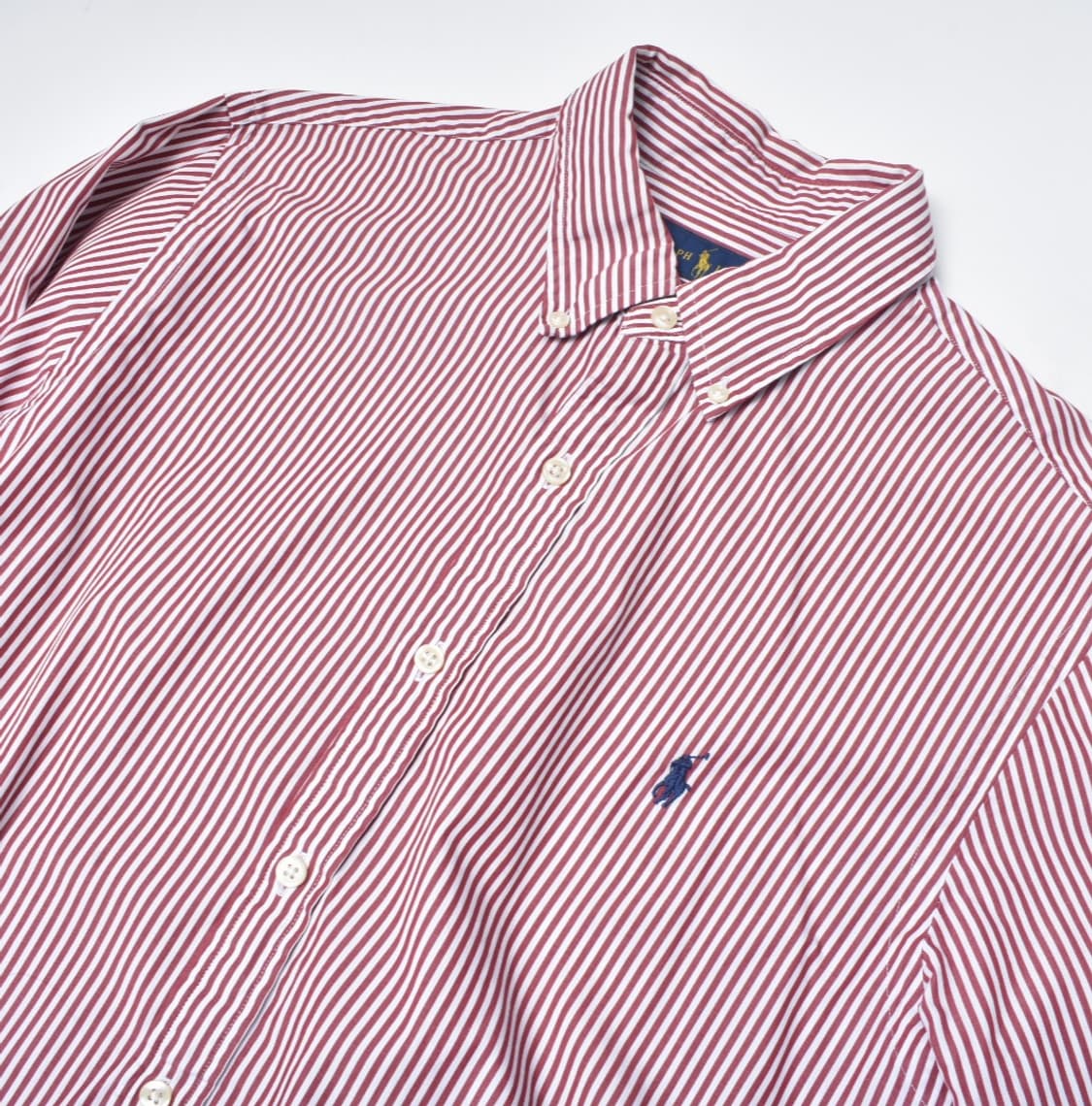 폴로랄프로렌 신형라벨 슬림핏 스트라이프 셔츠 M 상품이미지4