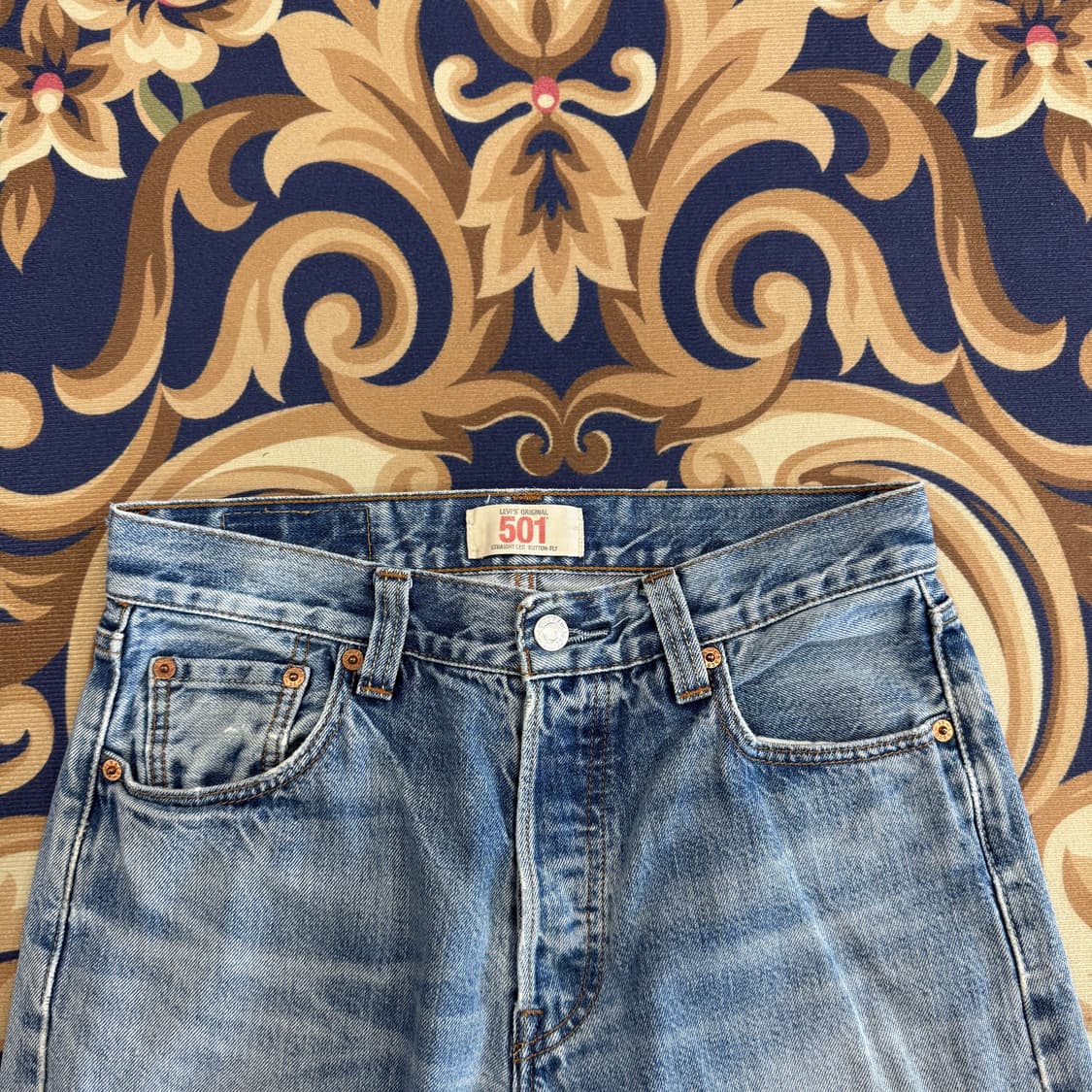 (28)리바이스 Levis 501 데미지 데님팬츠 상품이미지2