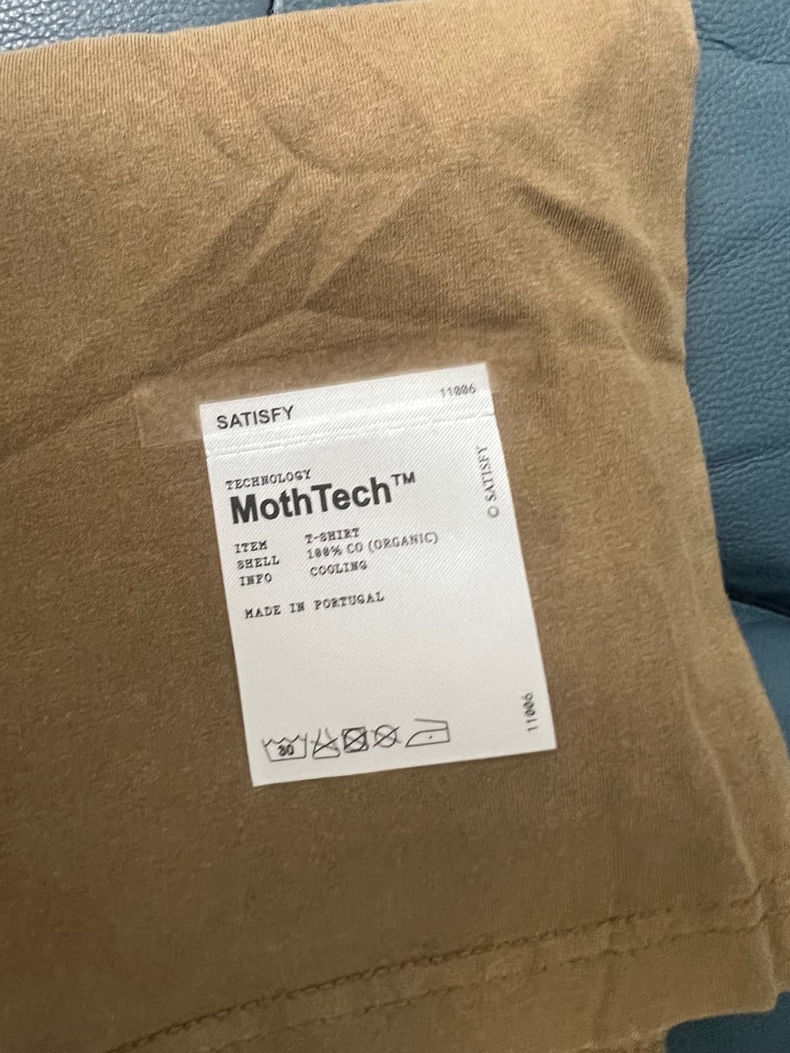 Satisfy MothTech 러닝 티셔츠 브라운 4 상품이미지3