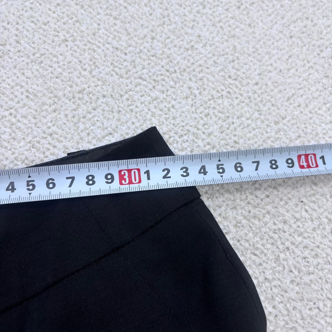 실측확인 잇미샤 여성 블랙 슬랙스 팬츠 0515E 상품이미지6