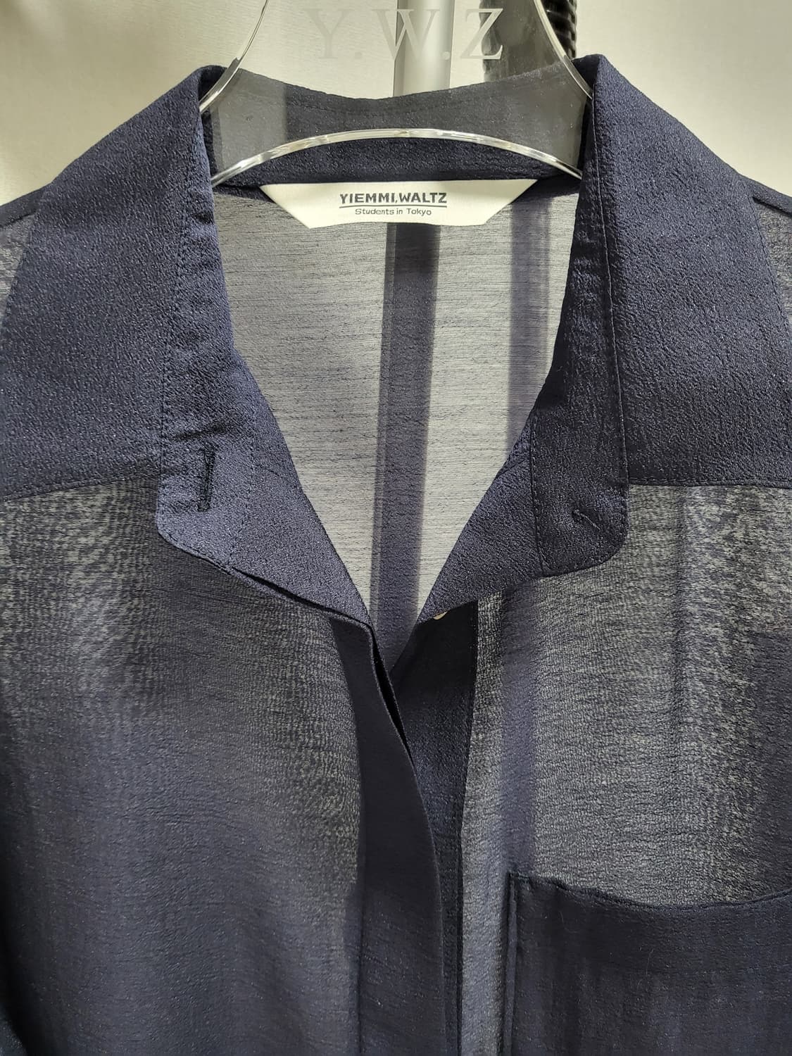 새제품초특가)최고급 텐셀 시스루 셔츠 ftee 새상품 상품이미지2