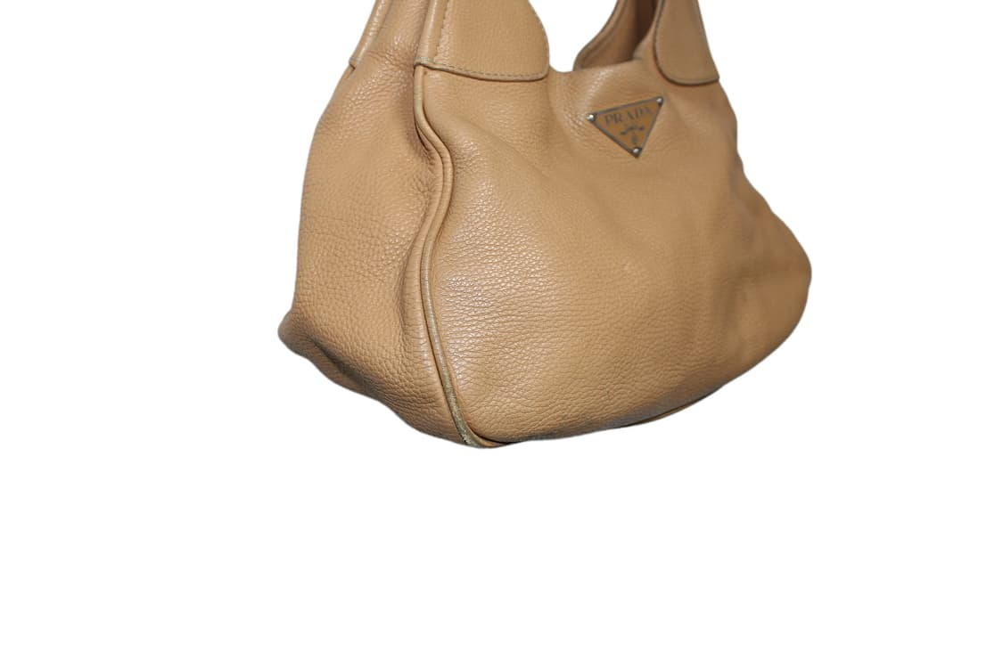 2000s PRADA 프라다 레더 숄더백 상품이미지4