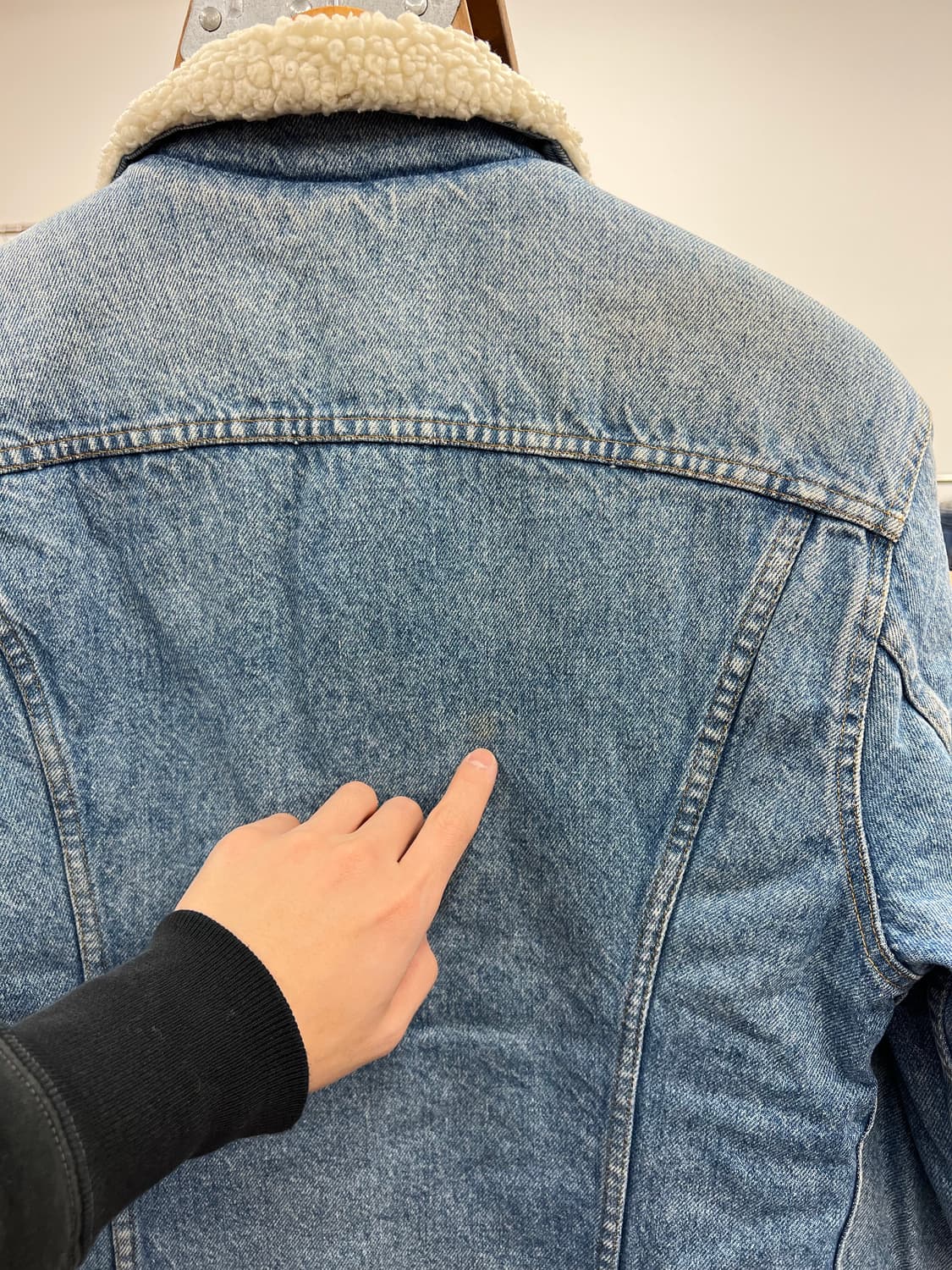 (95)70s 리바이스 오렌지탭 데님 쉐르파 자켓 상품이미지8
