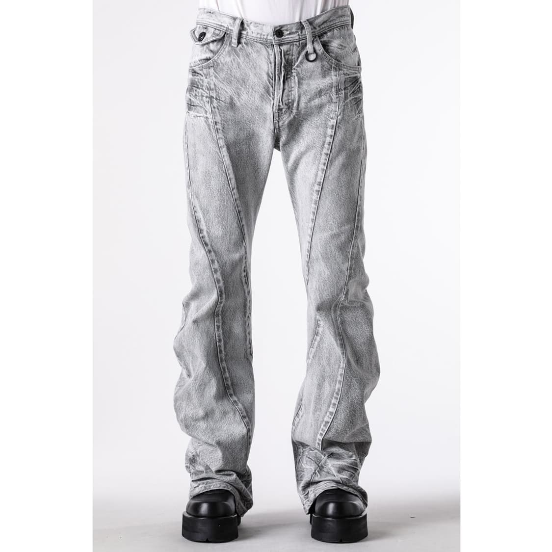 새상품 율리우스 12oz 트위스트 플레어데님 2사이즈 상품이미지1