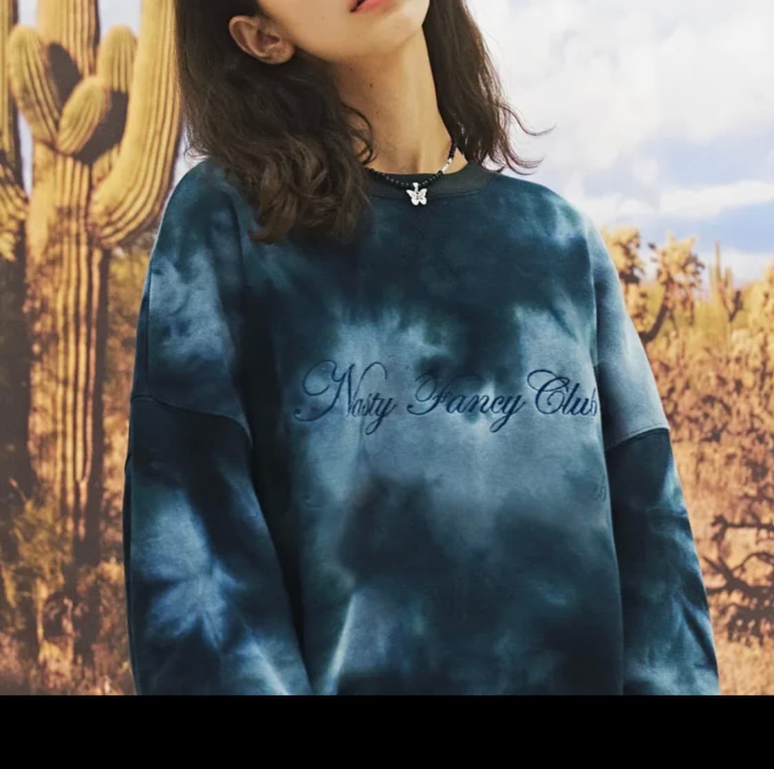 네스티 팬시클럽 타이다이 맨투맨 상품이미지3