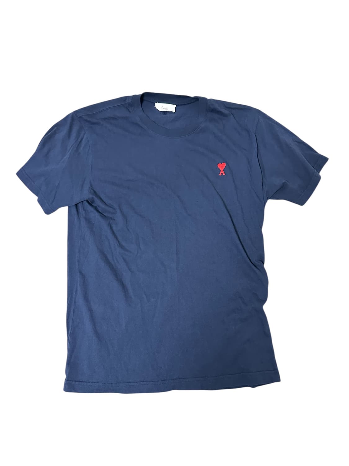아미 네이비 하트 반팔티 XL 상품이미지1