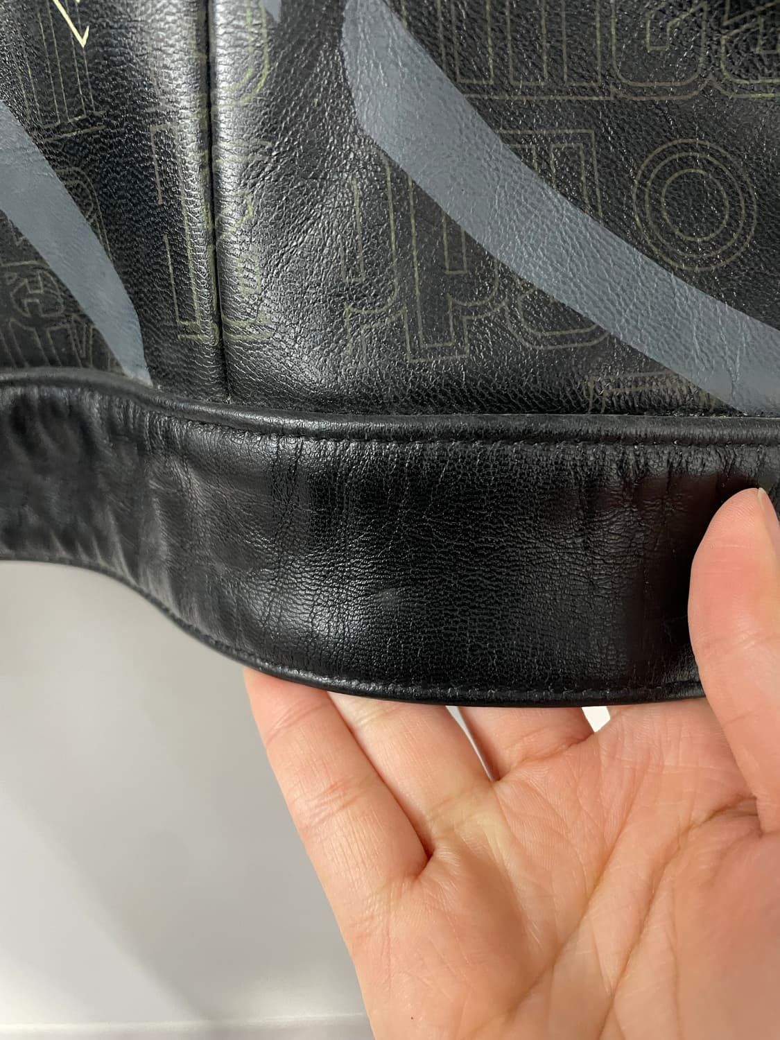 인디고 레드 빈티지 소가죽 레더자켓 H2123 상품이미지9