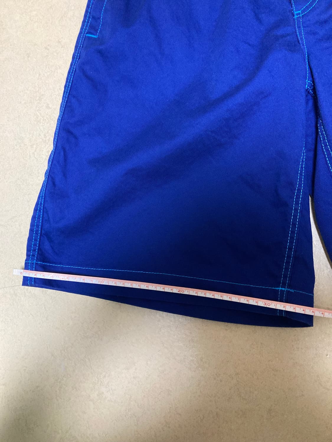 유니 마르니 와이드핏 반바지 블루 (s 중고)  상품이미지7