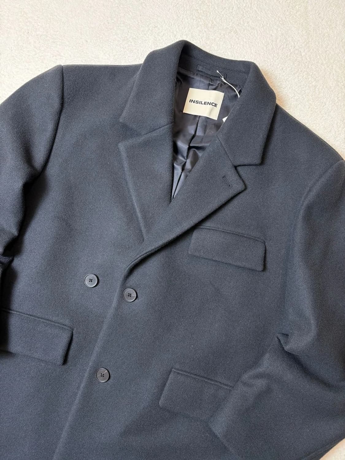 인사일런스 울 블렌드 롱 코트 PN6553 상품이미지2