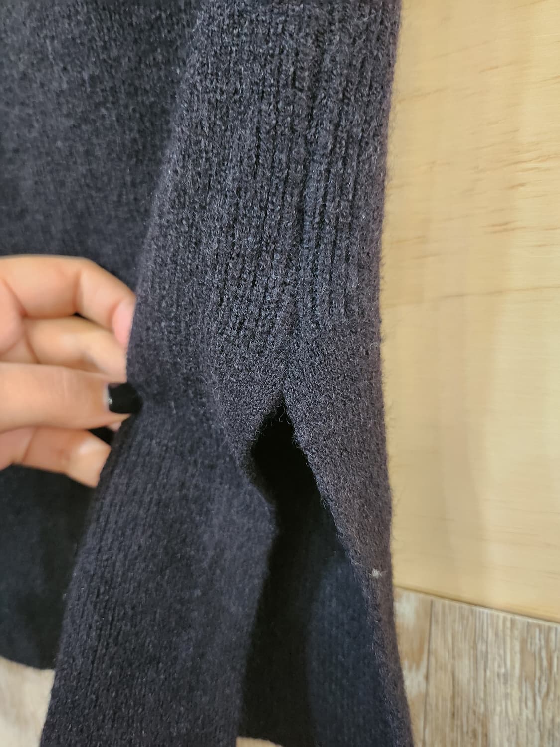 575) 여성 니트 롱 스커트 상품이미지3