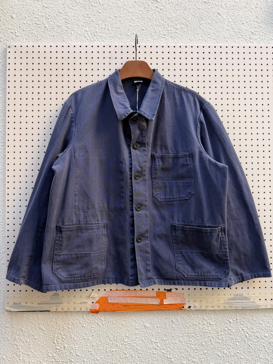 OLD VINTAGE FADED DARK NAVY 빈티지 프렌치워크자켓 상품이미지1