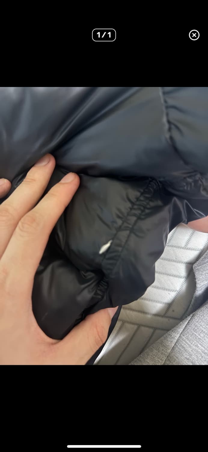 스투시 다운 파카 마이크로 립스탑 블랙 - L 상품이미지5