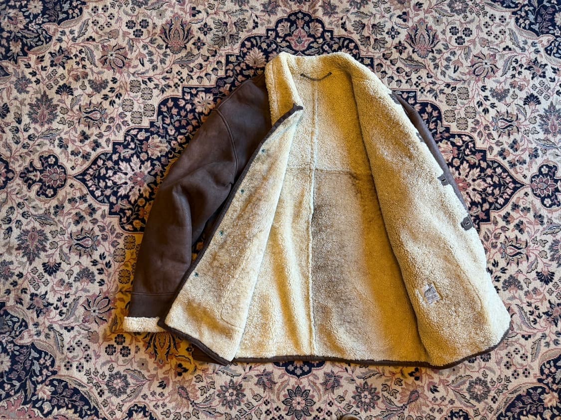 VTG 시어링 레더 자켓 100 상품이미지3