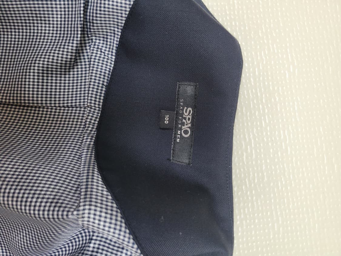 스파오포맨 SPAO for men 3버튼 조끼 100 네이비 상품이미지9