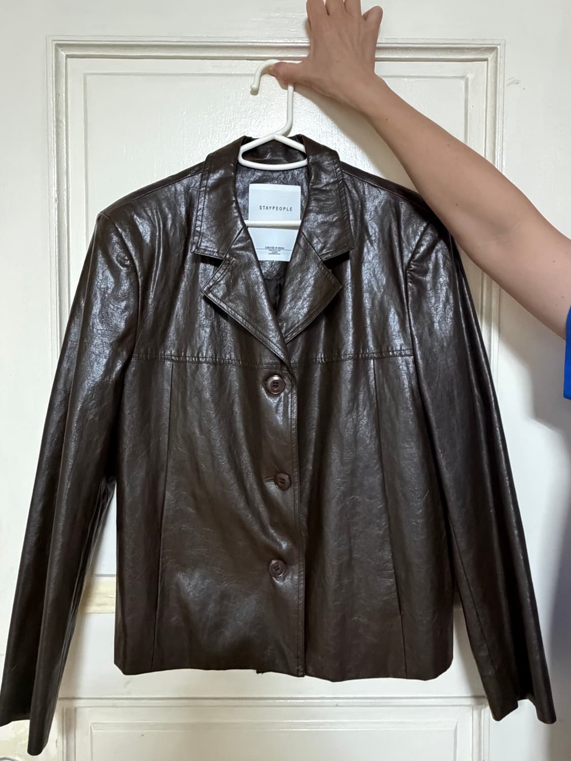 스테이피플 가죽자켓 상품이미지4