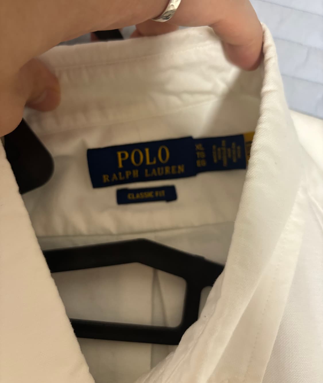 폴로 랄프로렌 클래식핏 옥스퍼드 셔츠 XL 상품이미지4