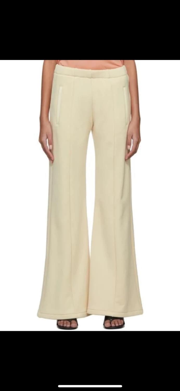 아미리 amiri 오프화이트 부츠컷 플레어 스웻팬츠 상품이미지2