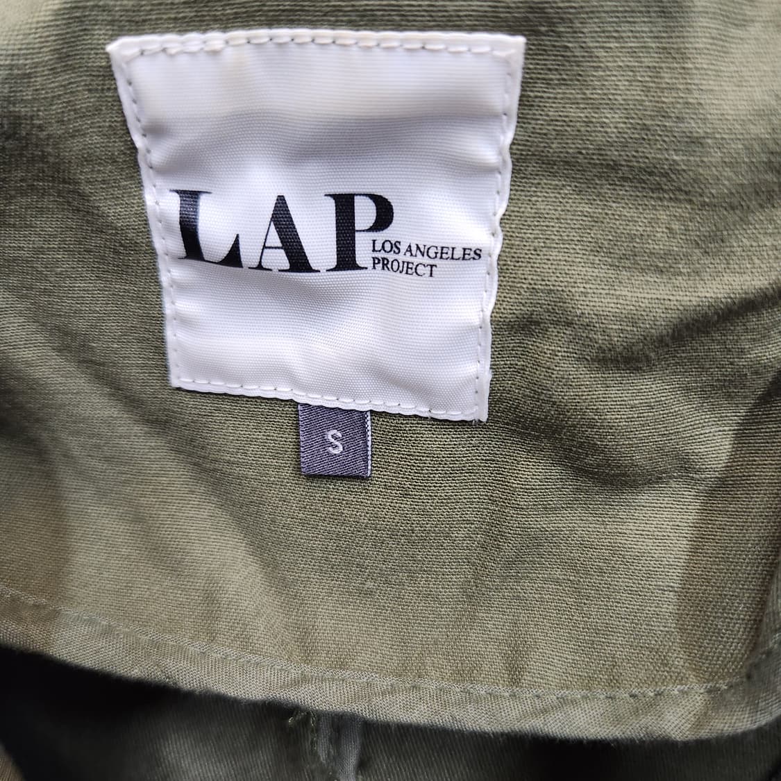 LAP 페인팅 디자인 후드 야상 M 상품이미지7