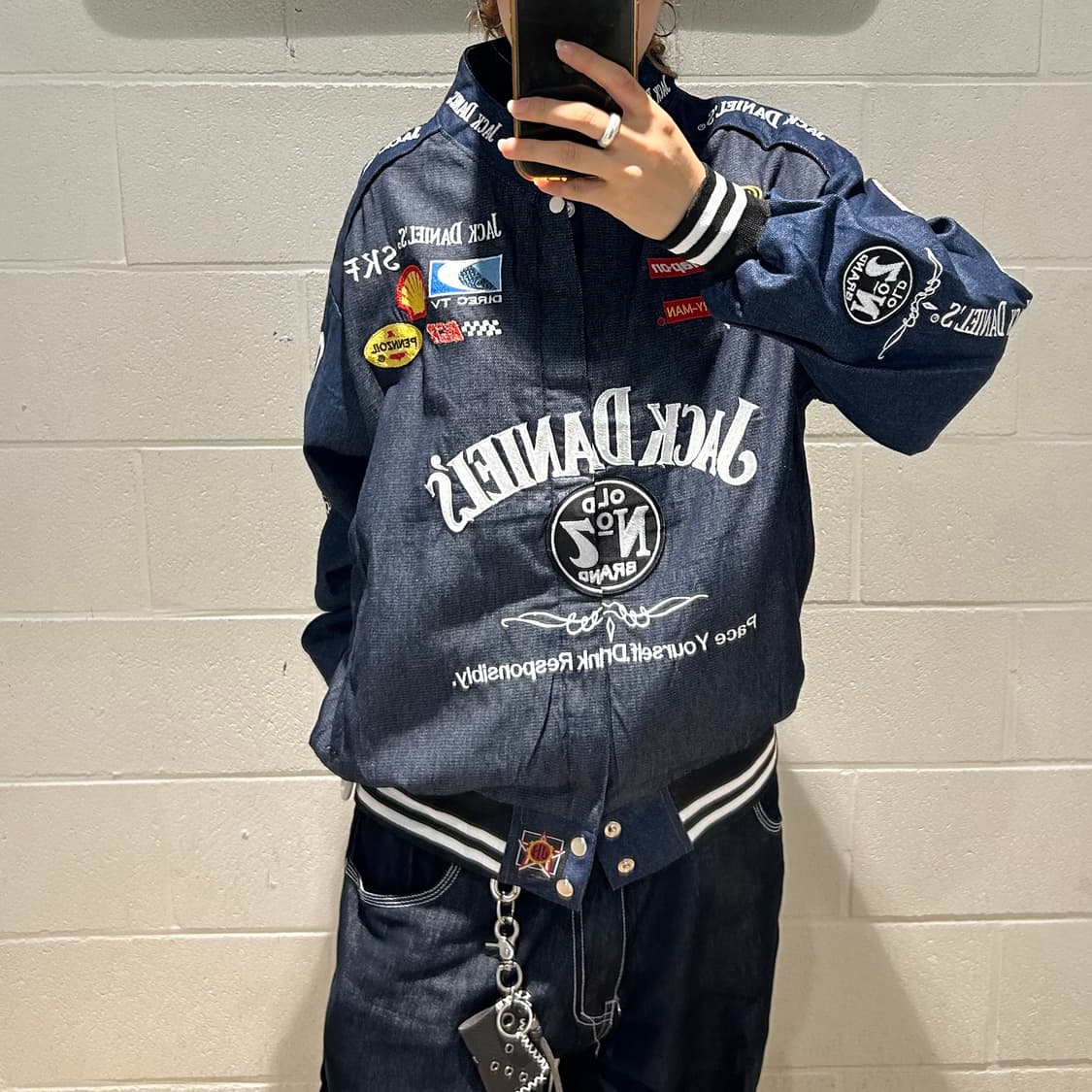 Vintage Jack Daniel Racing Jacket 상품이미지6