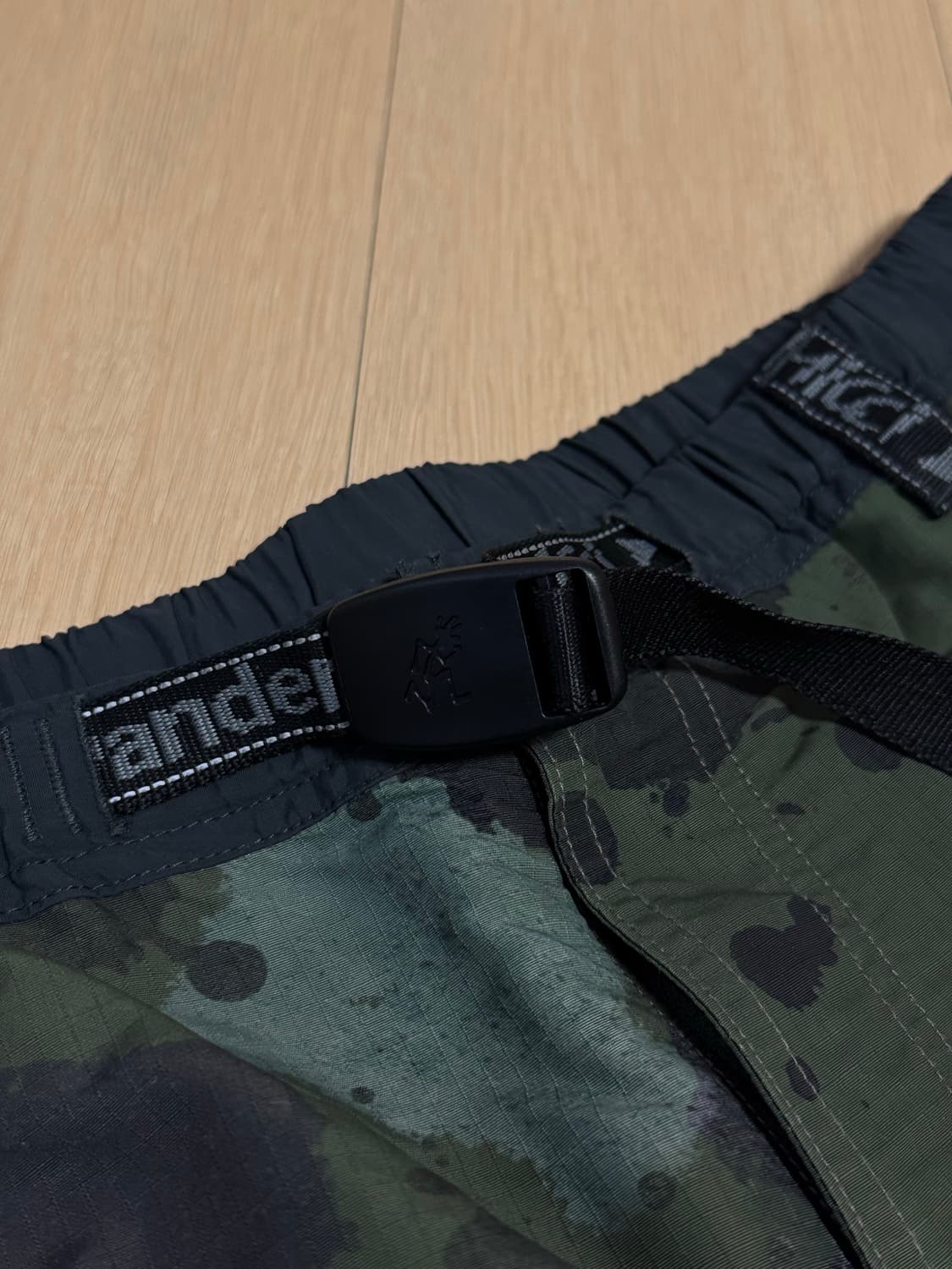 [M] 앤드원더 x 그라미치 립스탑 보이저 카고 팬츠 카모 상품이미지2