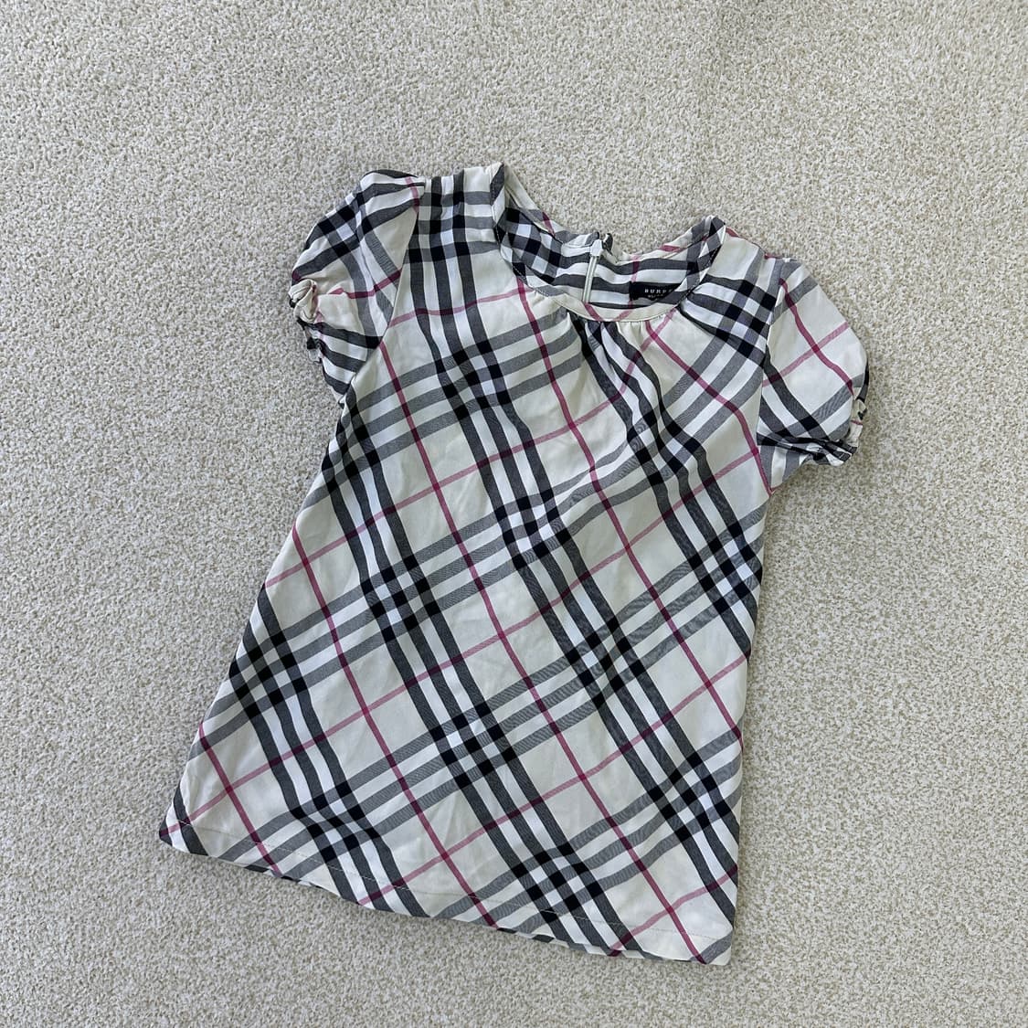 2 고급 키즈 노바체크 원피스 0324D 상품이미지1